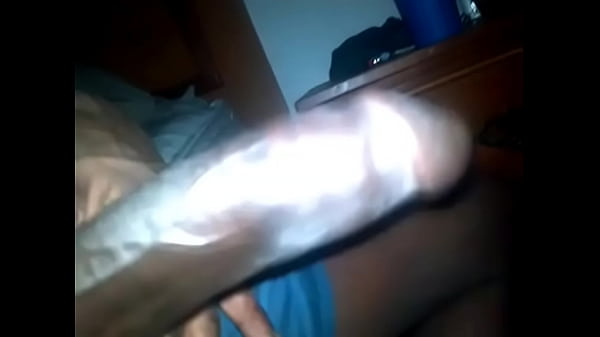 Stroking my big black cock – Free HD Porn Video