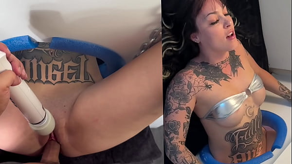 Tatted College Babe Millie Millz & Teddy Tarantino Female Glory Hole