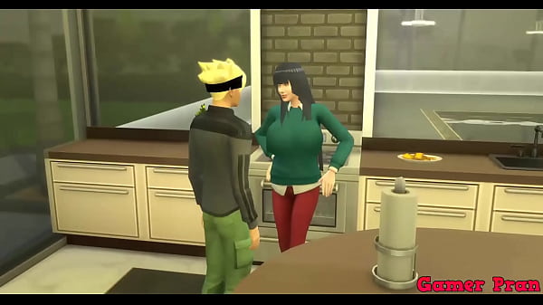 Boruto Cap 3 Boruto fue hablar con su madre hinata y ella le dice que quiere provar su polla ay comienza a follar como a ella le gusta le dan por ese culo grande mientra los pechos revotan