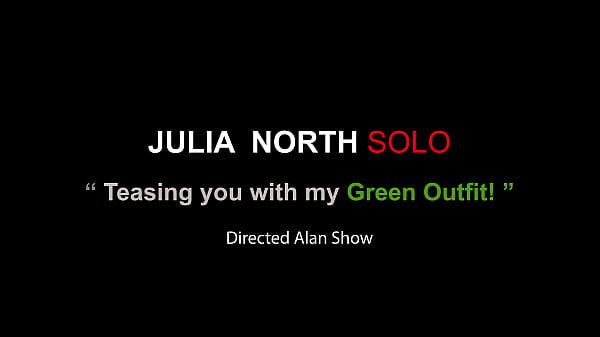 JULIA NORTH SOLO: "Green Outfit" – Free HD Porn Video