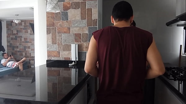 I fucked my friend's wife in his own kitchen while he was distracted on a call.
