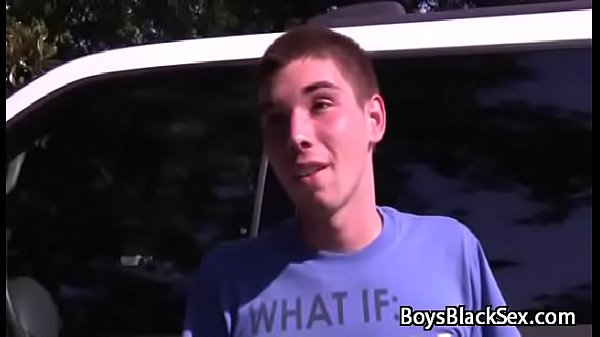 Black Gay Muscular Man Seduces Teen White BOy For A Good Fuck